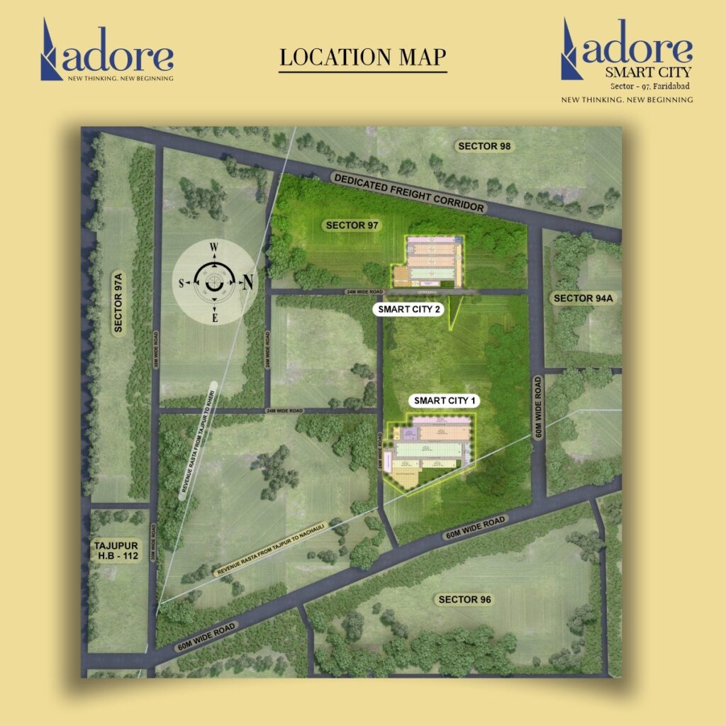 Adore Smart City 1 Sector 98 Faridabad